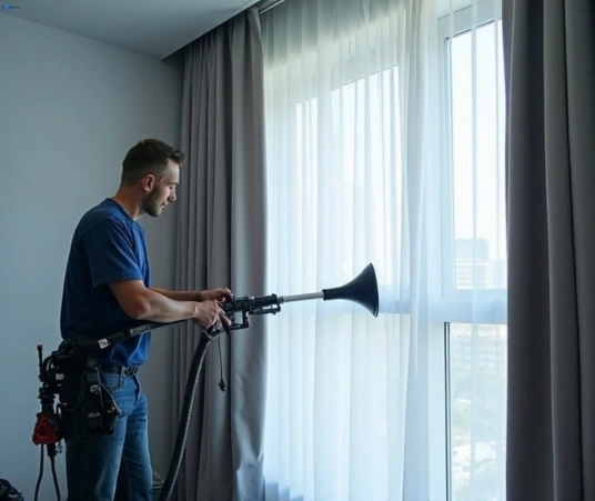 Professional curtain steam cleaning process equipment Matty Curtain Cleaning thornleigh-nsw